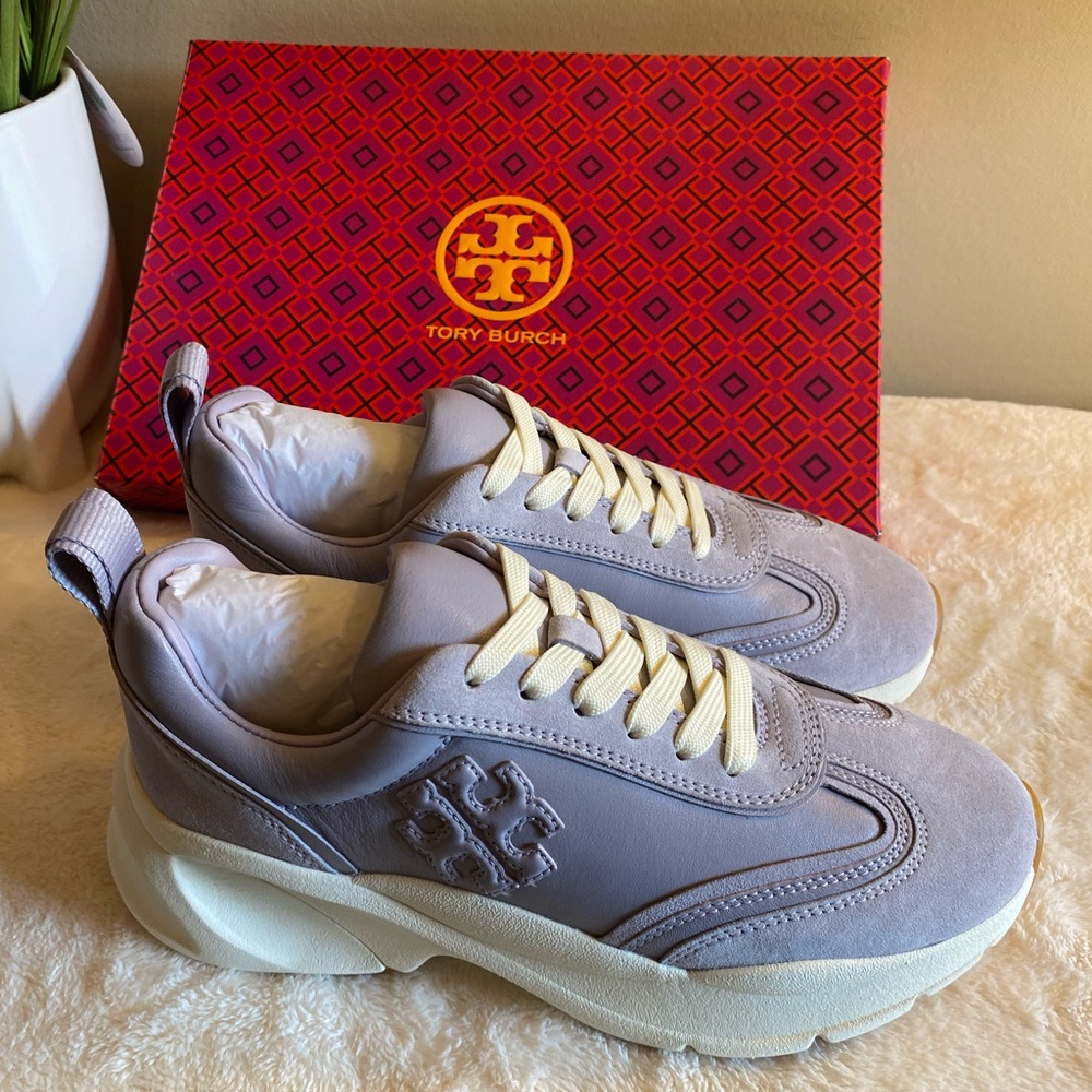 Tory Burch Good Luck Trainer Nappa Leather Sneakers